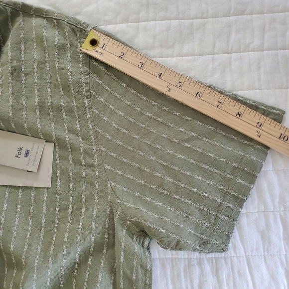 FOLK Men's shirt Size M Cotton/Linen - Picture 9 of 10